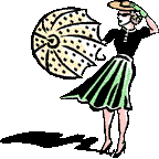 FEMME PARAPLUIE TIENT CHAPEAU.gif